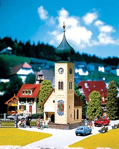 Faller HO Scale Building/Structure Kit Classic Orthodox Catholic European Church - Picture 1 of 1