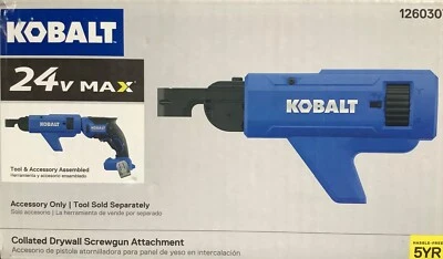 Kobalt Collated Drywall Screwgun Attachment for 24 Volt Gun Same Day Ship ! - Image 1 of 4