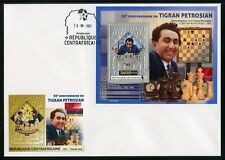 St Thomas - 2021 Chess Champ Vladimir Kramnik - Souvenir Sheet  ST210431b-gold