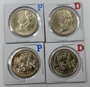 2025 PD P D MICHIGAN & ARKANSAS AMERICAN INNOVATION 4 COIN SET ⭐READY 2 SHIP⭐ - Picture 1 of 2