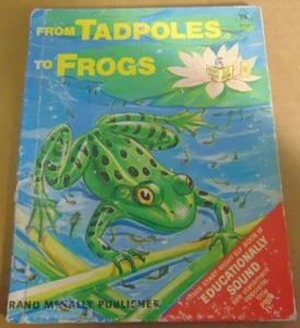 Hardcover book c1973 Rand McNally, Lucille Michener - From Tadpoles to Frogs, VG - Picture 1 of 4