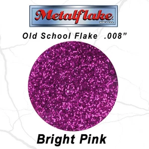 METAL FLAKE PINK AUTO GLITTER (0.008) CUSTOM PAINT FLAKES 60GRAM 2OZ AUS STOCK - Picture 1 of 2