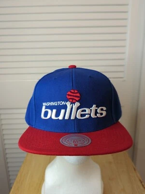 NWS Washington Bullets Mitchell & Ness Snapback Hat NBA - Image 1 of 4