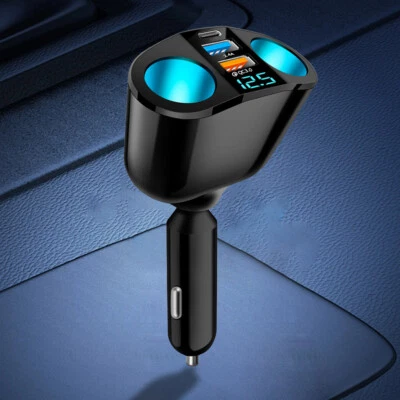 Quick Charge Car Charger PD QC3.0 2.4A Phone Charger Socket for Mobile Phone DVR - Imagen 1 de 4