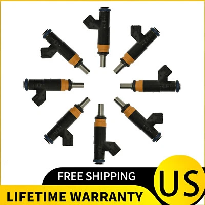 8Pcs Fuel Injectors for Chrysler 300 & Dodge Charger 5.7L 2010-2016 2018 - Изображение 1 из 4
