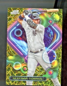 2023 Topps Chrome Cosmic /50 GLEYBER TORRES GOLD INTERSTELLAR Yankees /50 - Picture 1 of 2