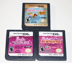 Nintendo DS Games Barbie Jet Jet & Style Horse Adventures Groom and Glam Pulps - Picture 1 of 2