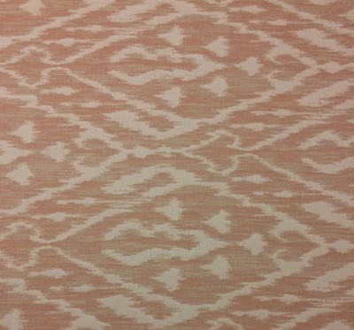 BALLARD DESIGNS FELICITY PETAL SUNBRELLA PINK IKAT OUTDOOR INDOOR FABRIC BY YARD - Image 1 of 4