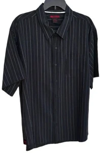 TONY HAWK Button Shirt Mens Modal Polyester Striped Skateboarding Skate *XXL* - Picture 1 of 6