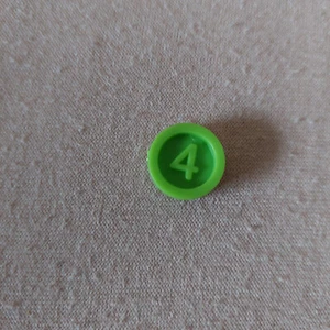 Slotter Ersatzteil Spielchip Münze 4 Grün Einzelteil - Bild 1 von 4