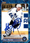 Matt Martin Signed Autographed 93/94 Score card Toronto Maple Leafs