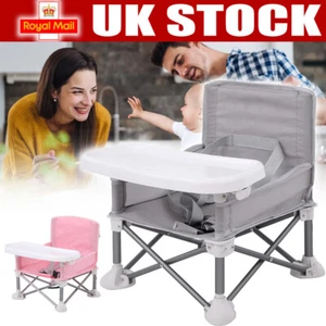 Baby Highchair Foldable Infant Feeding Toddler Table Chair Portable Travel Seat - Picture 1 of 20