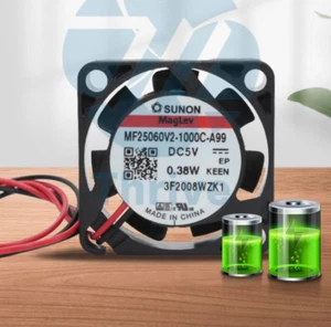 SUNON MF25060V2-1000C-A99 2506 5V 0.38W Mini Cooling Fan Ultra-thin 2.5CM - Picture 1 of 6