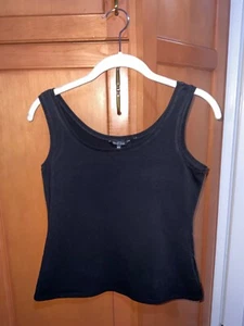 Nic & Zoe Sleeveless Black Perfect Tank -Petite Medium - Picture 1 of 3