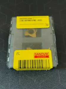 Sandvik Coromant 3-80-101108-8-M5 4325 Coro Turn 300 Wendeplatte 2 Stück - Bild 1 von 2