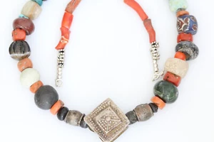 Necklace With Ancient Beads From Different Civilizations Found in Afghanistan - Picture 1 of 5