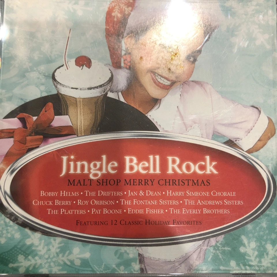 Jingle Bell Rock Malt Shop Merry Christmas CD 50s The Drifters Chuck Berry 2006