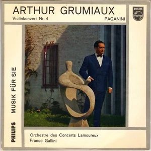 ARTHUR GRUMIAUX, PAGANINI CONCERT NR. 4 50er 25 cm PHILIPS 05327 - Bild 1 von 2