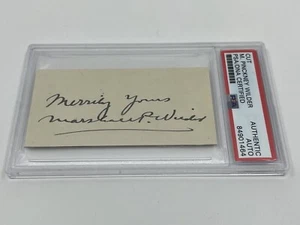 Marshall Pinckney Wilder Actor Monologist Humorist Signed Autograph Cut PSA DNA - Picture 1 of 1