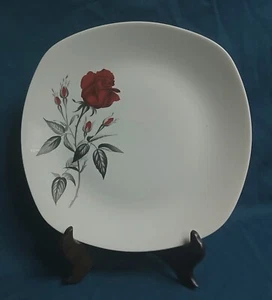 Vintage Midwinter Stylecraft Carmen Square Plate - 9 1/2 inch - Picture 1 of 5