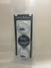 Mississippi Rebels Licensed 3-Pack Golf Balls, NEW, Clamshell Packaging