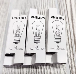 Philips 6S Lampe Glühbirne 120/130 V 6 W (3er-Pack) unbenutzt - offenes Stück - Bild 1 von 6