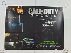 4' x 3' CALL OF DUTY GHOSTS Video Game Store Vinyl Poster PS4 PS3 XBOX ONE 360 - Picture 1 of 12