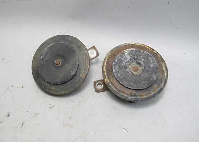 1967-1991 BMW 2002 E30 320i Factory Hella Horn Pair High Low - Image 1 of 4