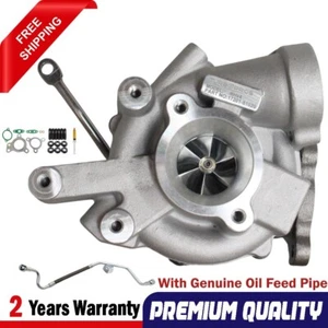 Upgrade Billet Turbo No Actuator+Oil Feed Pipe For Toyota LandCruiser 200 4.5L - Picture 1 of 17