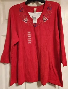3 Plus Size 2X NWT tops for women Lot - Picture 1 of 12