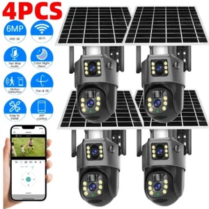 6MP Dual Lens HD 1080P WiFi IP Camera Wireless Outdoor CCTV PTZ Security IR Cam - Picture 1 of 15