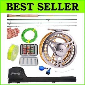 Ultimate 9ft Fly Fishing Rod Reel Combo - Lightweight, Complete Starter Kit - Picture 1 of 9