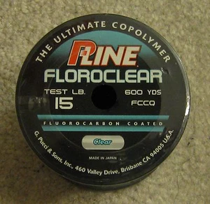 línea de fluorocarbono transparente 15 lb 600 yd NUEVA línea p - Imagen 1 de 2