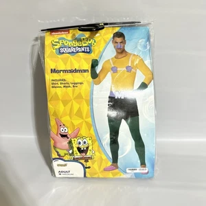 Spongebob Schwammkopf Meerjungfrau Halloween Kostüm, Erwachsene Medium ohne Maske - Bild 1 von 4