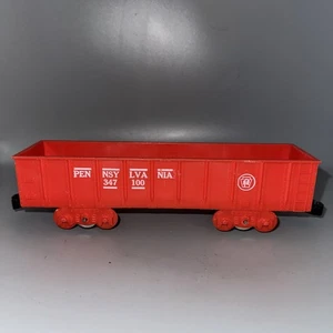 Marx Trains O Gauge 8 Wheel Red 347100 Pennsylvania Gondola No Box - B - Picture 1 of 6