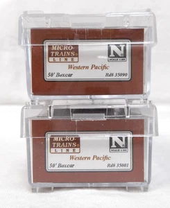 Micro-Trains Line N Scale Special Run Western Pacific 50' Box Car, #35001, 35090 - Picture 1 of 5