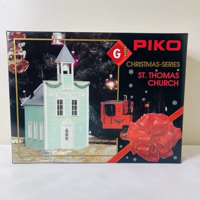 LGB PIKO 62203 G Scale Saint Thomas Church Kit Christmas Series SEALED - Image 1 of 4