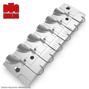 Fishing Sinker Mold Aluminium Fishing Mold Lure making LeadMolds Jig Up Nose - Picture 1 of 3