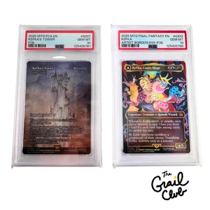 MTGxFINAL FANTASY #0322 Kefka #0007 Kefka's Tower Borderless Foil SERIAL PSA 10 - Picture 1 of 6