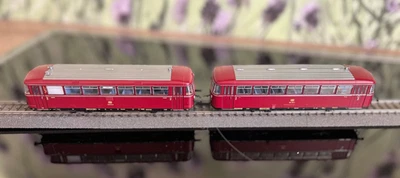 PIKO H0 52721 BR 798 Schienenbus + Steuerw. DB, Ep. IV, Dec. PluX22, LED-Licht - Bild 1 von 4