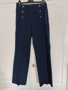 NEXT π Sailor Wide Straight Leg Jeans Sz 8 - Picture 1 of 11