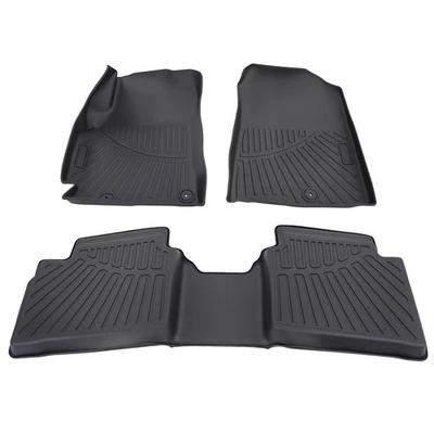 Carpet Floor Mats Liner for Kia Forte 2019-2024 Black TPE Anti-Slip All Weather - Image 1 of 4