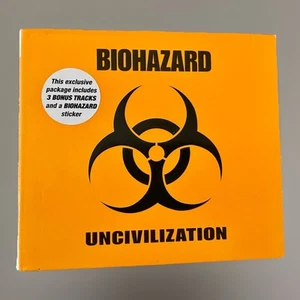 Biohazard - Uncivilization Ltd Edition CD. With Biohazard Sticker. NYC Hardcore - Picture 1 of 6