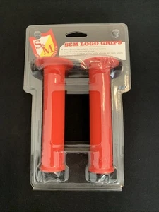 S&M American Bicycle Co. S&M Logo Grips Red - Picture 1 of 4