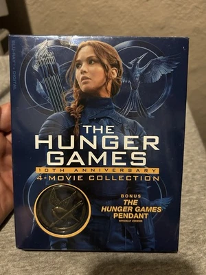 The Hunger Games: 10th Anniversary 4-Movie Collection, 2022, 2-Disc Blu-ray New - Image 1 of 2