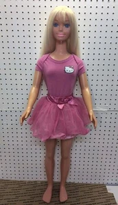 Muñeca Barbie Vintage Mattel Mi Talla Grande 38" 1992 México-Traje Hello Kitty - Imagen 1 de 24
