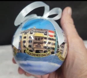 Innzeile Germany Goldenes dachl Hand painted Christmas Ornament - Picture 1 of 2