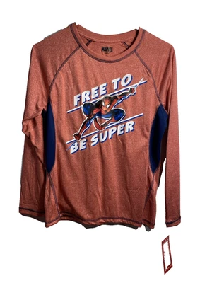 marvel boys long sleeve spider man shirt size 14  - Image 1 of 4