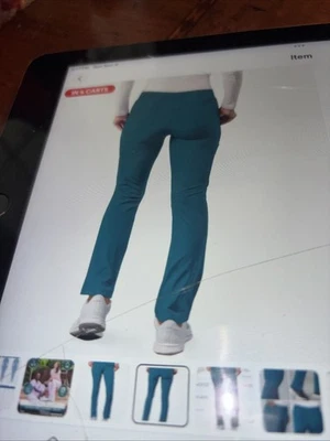 Adar Addition Scrubs For Women - Skinny Leg Cargo Drawstring Scrub Pants Small - Image 1 of 4