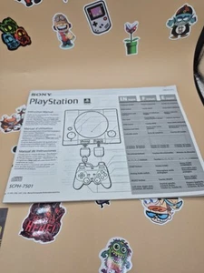Sony Ps1 Playstation SCPH-7501 Konsole nur Anleitung Booklet - Bild 1 von 2